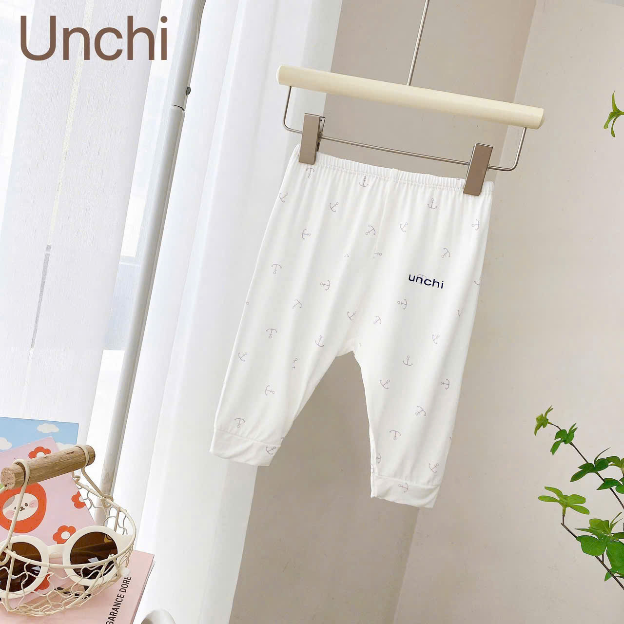 ( QLDU1 ) Combo 3 Quần Dài Sơ Sinh Unchi Vải Pettit Mềm Mịn Mát Có Đáp Đũng Cho Bé 0-9 Tháng — ảnh 5