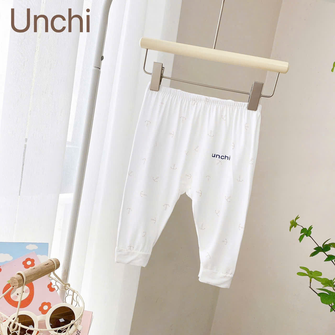 ( QLDU1 ) Combo 3 Quần Dài Sơ Sinh Unchi Vải Pettit Mềm Mịn Mát Có Đáp Đũng Cho Bé 0-9 Tháng — ảnh 7