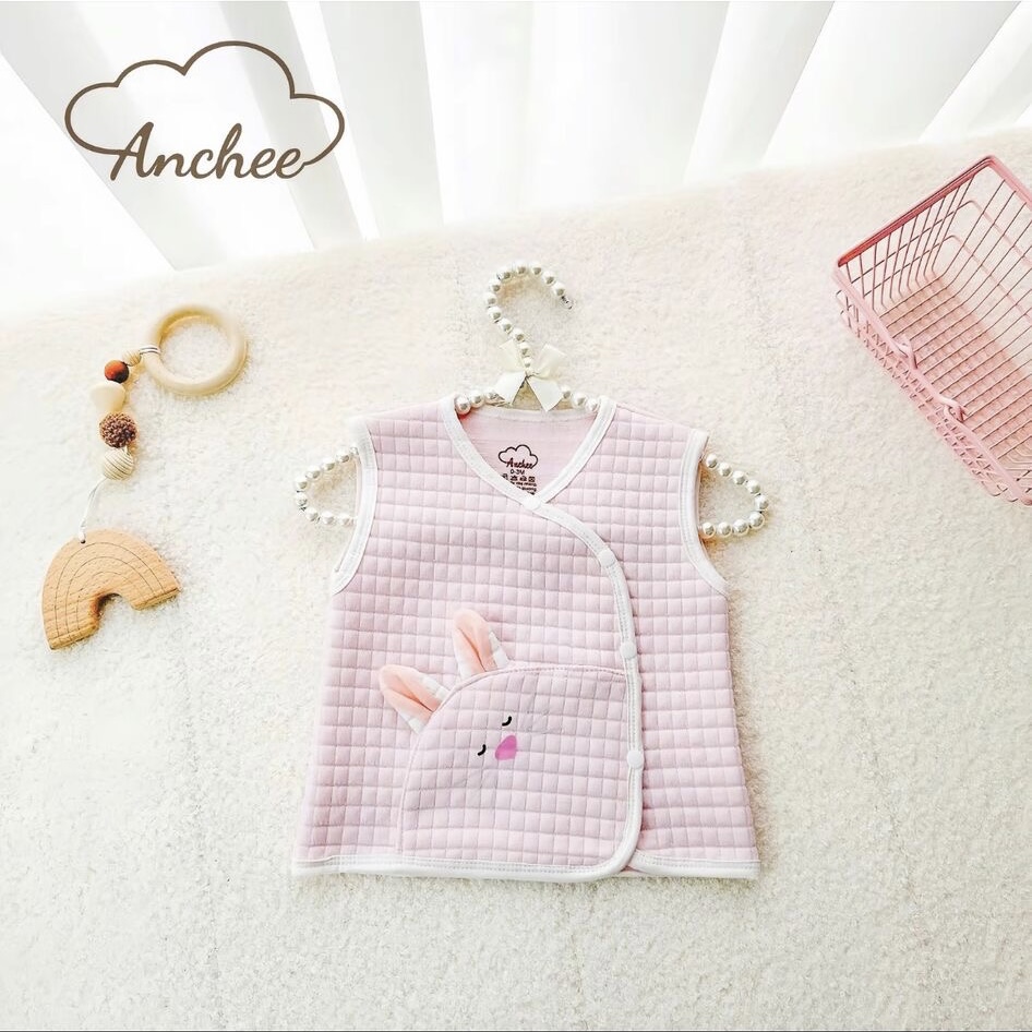 ( GA1 )Gile sơ sinh Phối Túi Anchee chất liệu vải Xốp Trần Bông mềm nhẹ, dày vừa cho bé 0-9 tháng — ảnh 7
